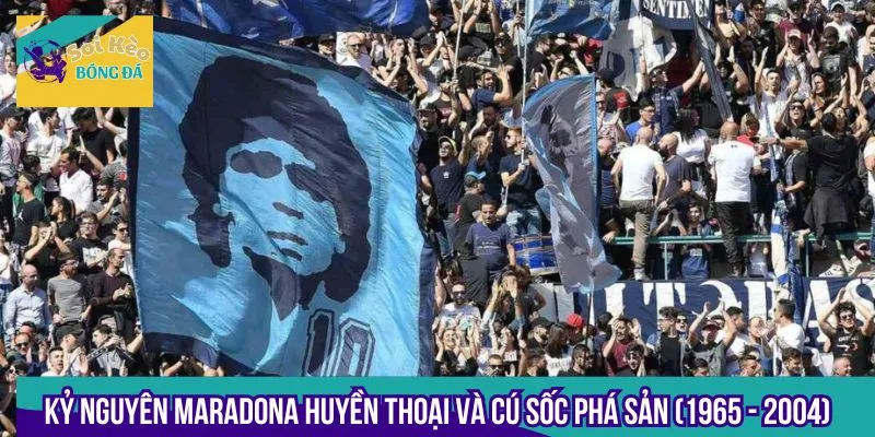 Maradona dẫn dắt câu lạc bộ Napoli từ năm 1984