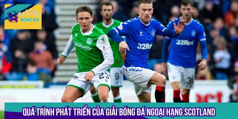 Giải bóng đá ngoại hạng Scotland trải qua quá trình đổi tên liên tục